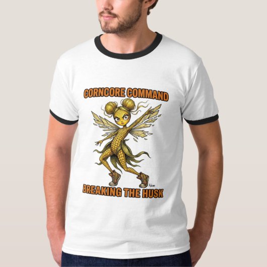 Corncore Commando Breekt de Schil T-shirt (Voorkant)