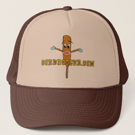 Corndogger.com-Logo Trucker Pet (Voorkant)
