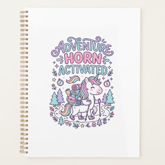 Corne d'Aventure de Licorne Activée Graphique Past (Devant)