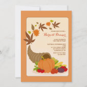 Corne de Plenty Invitation (Devant)