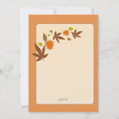 Corne de Plenty Invitation (Dos)