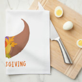 Corne De Serviette De Cuisine En Plein (Quart Plié)