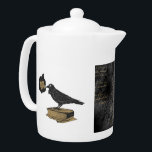 Corneille avec livre<br><div class="desc">Crow Avec la théière de livre peut personnaliser</div>