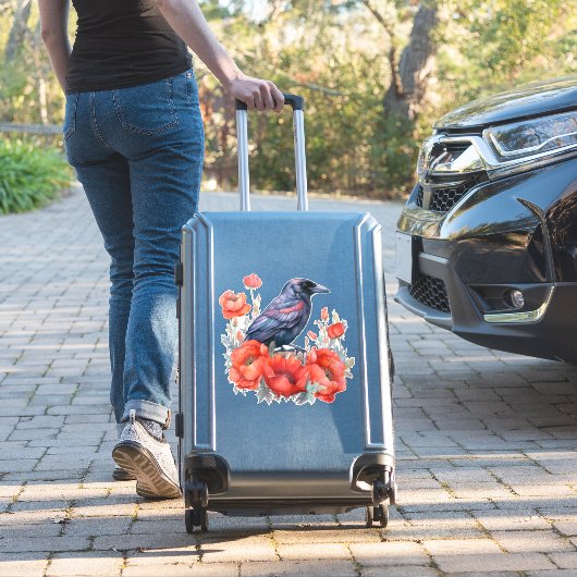 Corneilles avec autocollant de pavot (Valise Insitu)