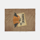 Corneilles Et Couverture Citrouille en polaire (Devant (Horizontal))