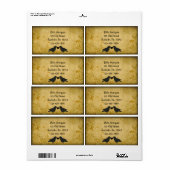 Corneilles et Étiquette des affaires cardiaques (Feuille entière)