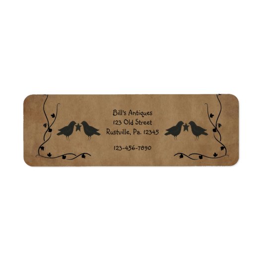 Corneilles Et Étoile Petit Étiquette De Produits (Devant)