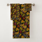 Corneilles noires d'automne Feuilles (En situation)