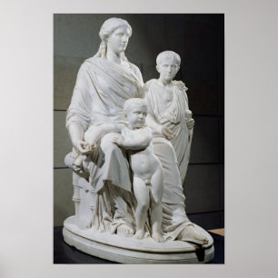 Cornelia, moeder van de twee Gracchi Brothers Poster