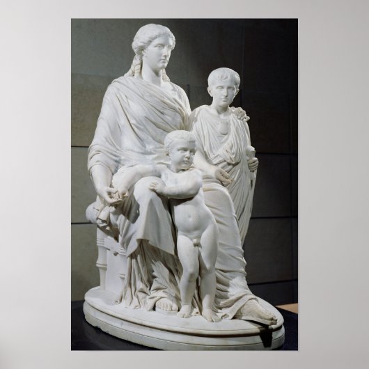 Cornelia, moeder van de twee Gracchi Brothers Poster (Voorkant)