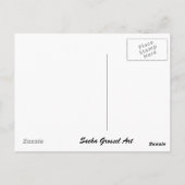 Cornelia Roos briefkaart Sacha Grossel Art (Achterkant)