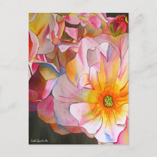 Cornelia Roos briefkaart Sacha Grossel Art (Voorkant)