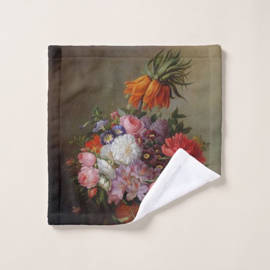 Cornelis Johannes van Hulsteijn Vase avec des fleu (Gant de toilette)