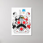 Cornelius Family Crest Canvas Afdruk (Voorkant)