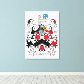 Cornelius Family Crest Canvas Afdruk (Insitu (Houten vloer))