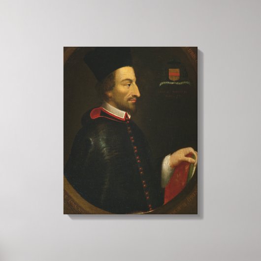 Cornelius Jansen Bishop van Ypres Canvas Afdruk (Voorkant)