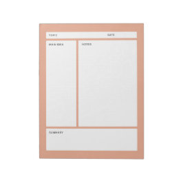 Cornell Notes (gewoon) Notitieblok