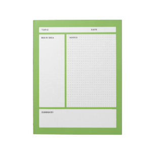 Cornell Notes (punt) Notitieblok