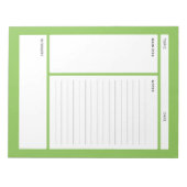 Cornell Notes (regel) Notitieblok (Voorkant)