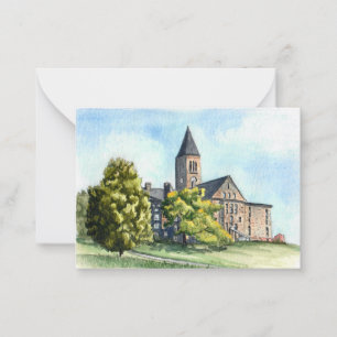 Cornell University Bibliotheek Postkaart-stijl Notitiekaartje