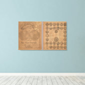 Cornell's metgezelatlas canvas afdruk (Insitu (Houten vloer))