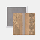 Cornell's metgezelatlas magneet (Voorkant / Achterkant)