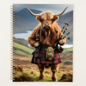 Cornemuseur de vache des Highlands écossais, (Devant)