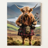 Cornemuseur de vache des Highlands écossais, (Dos)