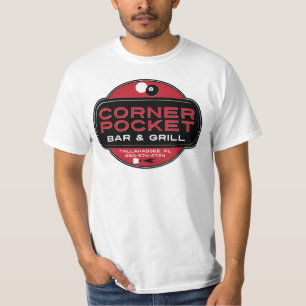 Corner Pocket Bar en Grille - ROOD T-shirt