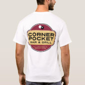Corner Pocket Bar en grille T-shirt (Achterkant)