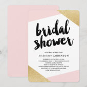 Corners Invitation de la douche nuptiale (Devant / Derrière)