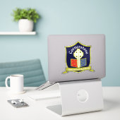 Cornerstone Homeschool Academy Sticker (Laptop op bureau)