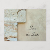 Cornerstones Bruiloft Save the Date Aankondiging (Voorkant)