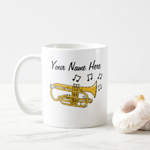 Cornet Custom Mug Cornetist Brass musicien Cadeau