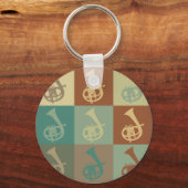 Cornet Pop Art Sleutelhanger (Voorkant)