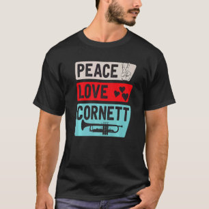 Cornett Muziekinstrument Cornett Speler Cornetto T-shirt
