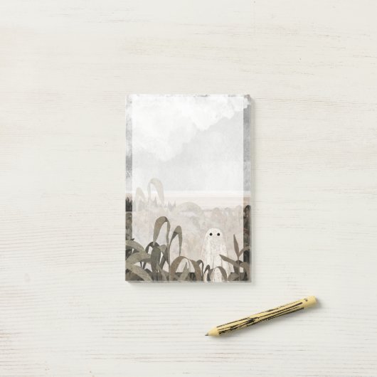 Cornfield Ghost-notitieblok Post-it® Notes (Op bureau)