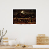 Cornfield in het monlicht van Samuel Palmer Poster (Keuken)
