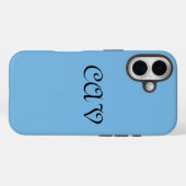 Cornflower Blue Case-Mate iPhone Case (Achterkant (horizontaal))