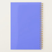 Cornflower Blue Donné Mon Planificateur Quotidien (Dos)