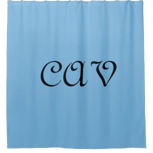 Cornflower Blue Douchegordijn