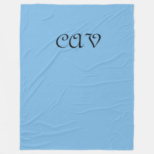 Cornflower Blue Fleece Deken