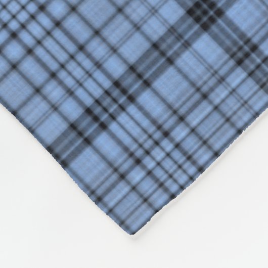 Cornflower Blue Fleece Deken (Hoek)