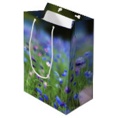 Cornflower Blue Gift Bag Medium Cadeauzakje (Voorkant Gekanteld)