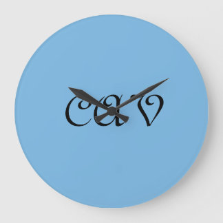 Cornflower Blue Grote Klok