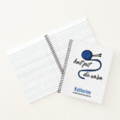 Cornflower Blue Knit Fast, Die Warm Notitieboek (Binnen)