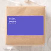Cornflower Blue Shipping Label (Insitu)