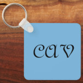 Cornflower Blue Sleutelhanger (Voorkant)
