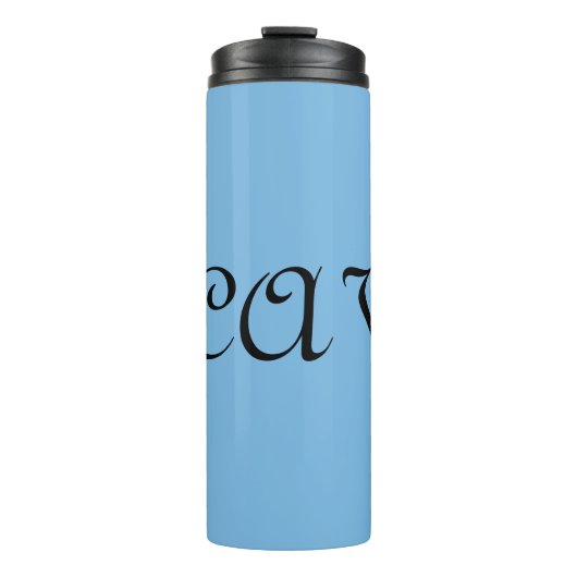 Cornflower Blue Thermosbeker (Voorkant)