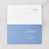 Cornflower Blue Wedding (Buitenkant ongevouwen)